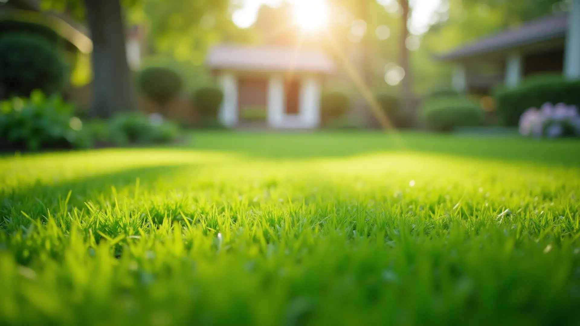 Healthy green lawn in Perris after professional gopher removal