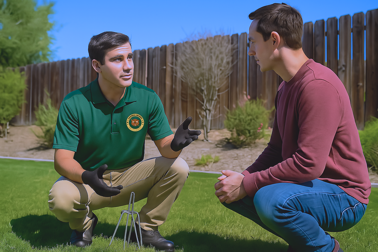 Professional poison-free gopher trapping service